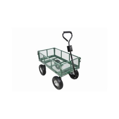Green Thumb 70108 4 Wheel Mesh Garden Cart With Sidewalls   567191361